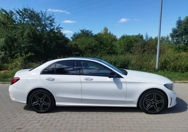 Mercedes-Benz Klasa C cena 129900 przebieg: 78580, rok produkcji 2018 z Mrągowo małe 704